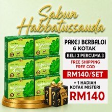 6 kotak Sabun Herba Habbatus Sauda